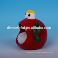 Lovely red apple ceramic kitchen sponge holder